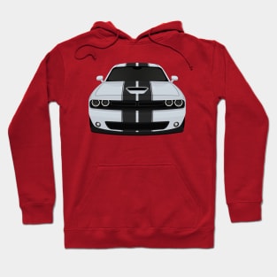 Challenger Silver + Stripes Hoodie